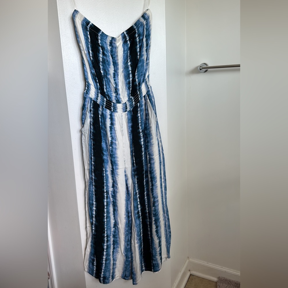 strapless jumpsuit